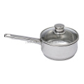 Kitchen Stainless Steel Stock Pot with Glass Lid